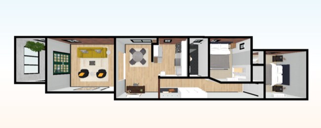 Building Photo - Second Floor Two Bedroom 1 Bath Unit Available