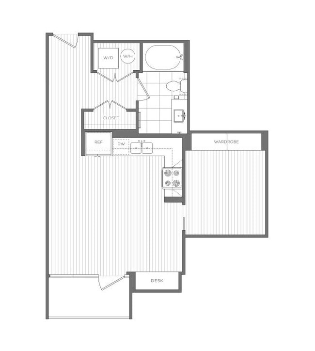 C - 1 Bedroom / 1 Bath - Hanover Brazos Street