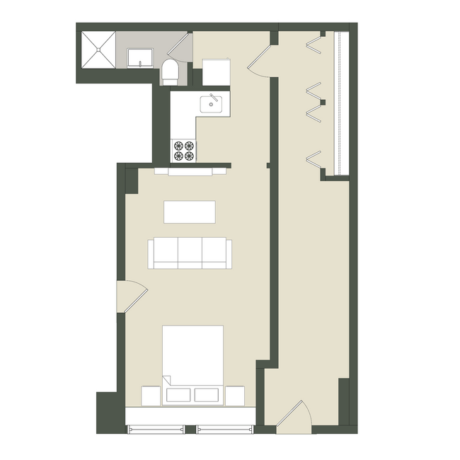 Floorplan - 3616 N. Pine Grove Ave.