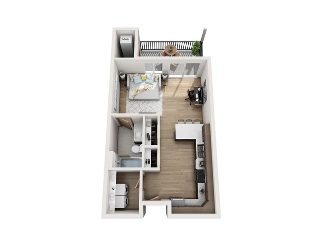 Floorplan - Lake Ridge Apartments