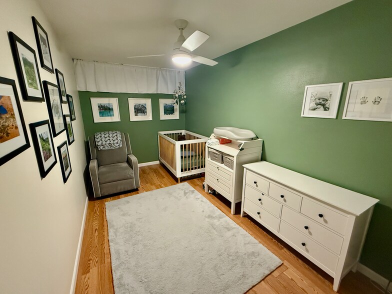 Third Bedroom with Ceiling Fan. - 960 N Pennsylvania St