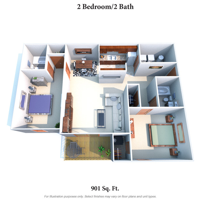 Floorplan - Four Worlds Apartments