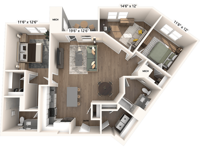 Floorplan - Avalon W Squared