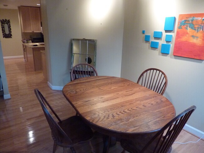 View from dining area to kitchen - 1741 T Street Northwest