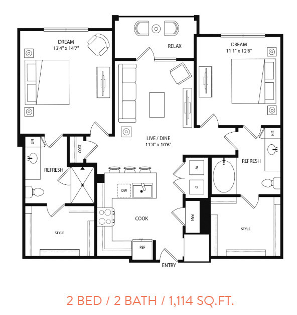 Floorplan - Tessa at Katy