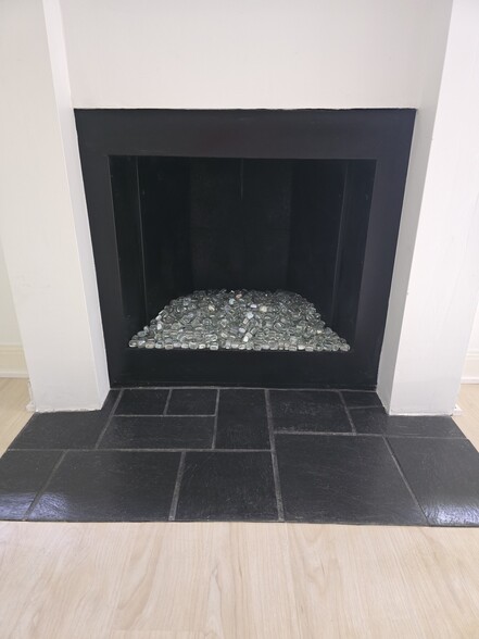 "Fire on Ice" Fireplace - 1446 Cliff Ct