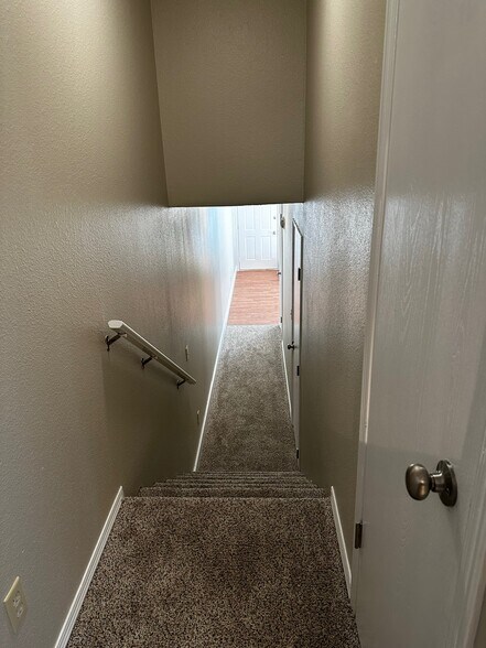 Hallway with two closets, new carpet - 6719 S Monroe St