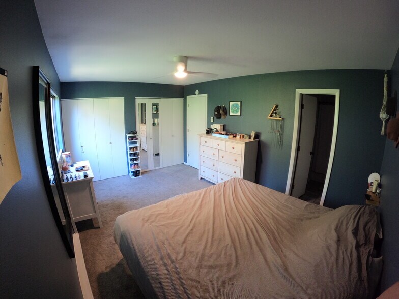 primary bedroom, 2 closets, attached bath - 3500 Rolling Green Dr