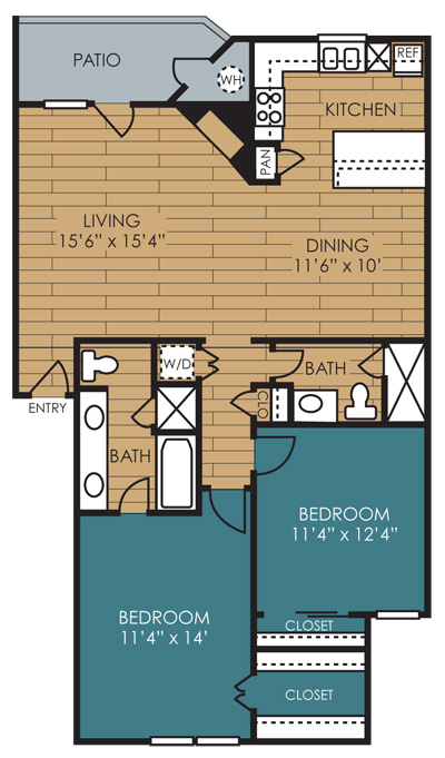 Floorplan - The Manhattan Apartments