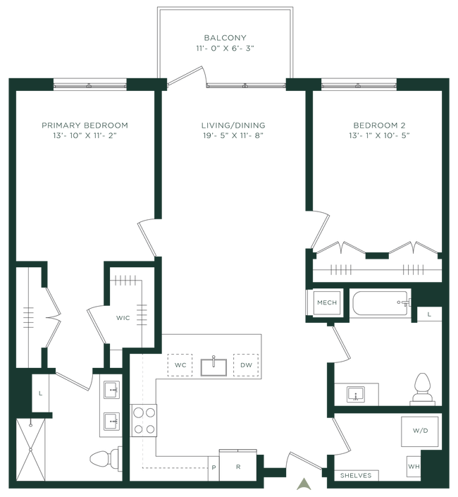 Floorplan - The Pearl at Station Bay