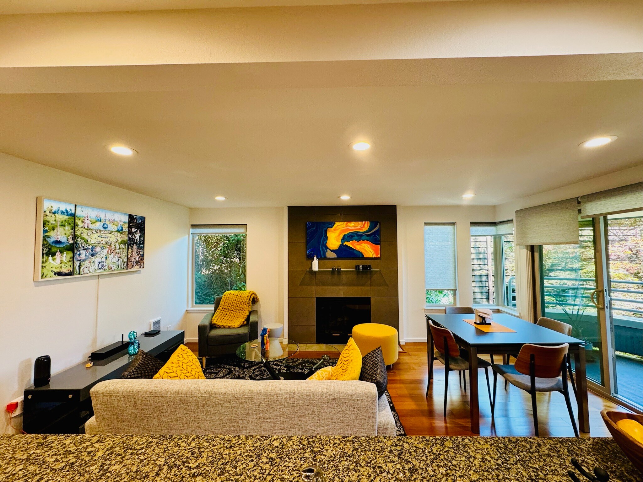 Cook & connect! this open kitchen design creates a natural gathering spot - 2145 Dexter Ave N