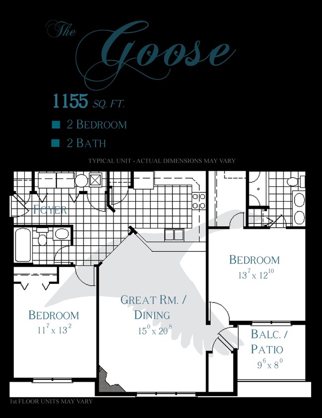 Floorplan - The Apartments at Goose Creek