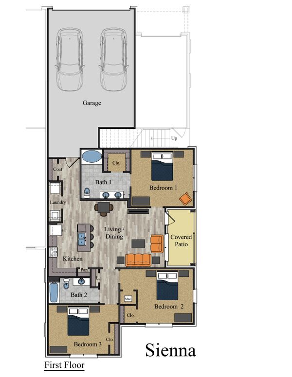 Floorplan - Meridian Park Apartments