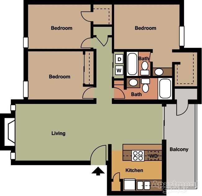 Floorplan - The WerX Apartments