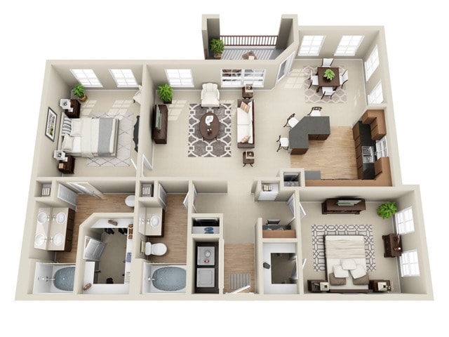 2CGn Floorplan | 2 Bed, 2 Bath - Sorrento at Tuscan Lakes