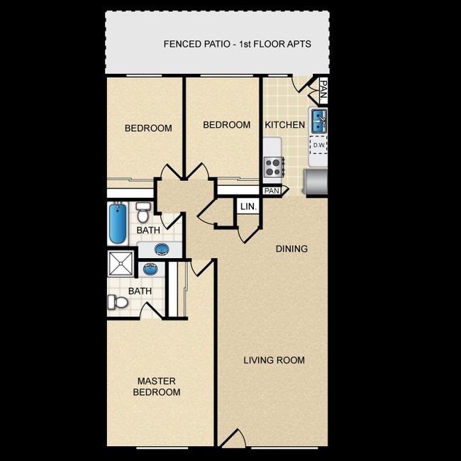 3BR/2BA - Windsong Villas