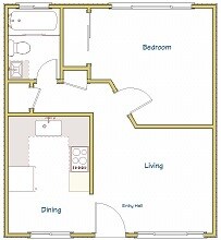 Floorplan - Redwoods Apartments