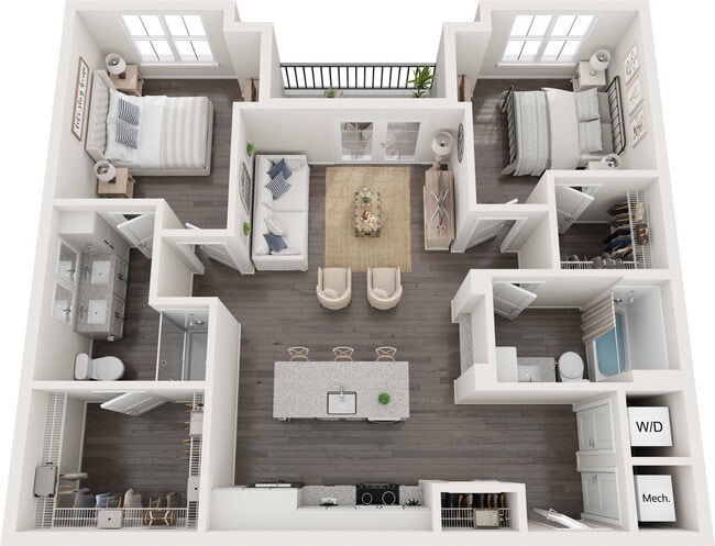 Floorplan - Venture at Long Shoals