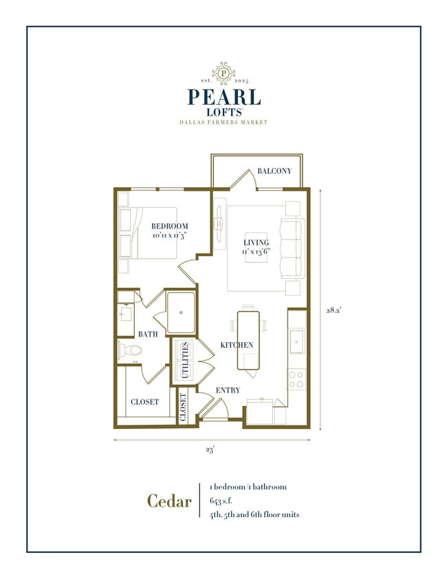 Floorplan - Pearl Lofts