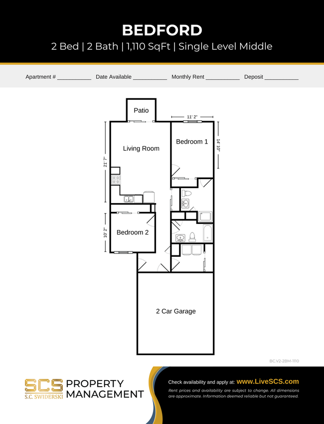 Floorplan - SCS Niagara