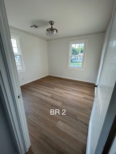 Bedroom 2 fits a king bed with 2 nightstands - 7900 Richard St