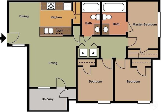 Floorplan - The Village On Hill Street