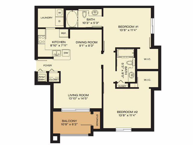 Floorplan - The Villas at Emerald Dunes