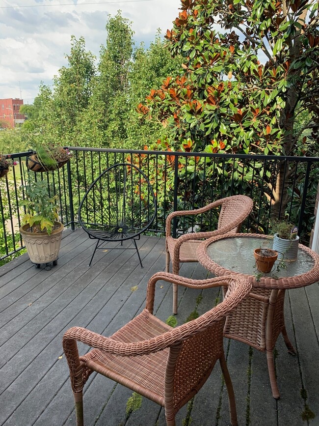 Back deck. - 5000 Park Ave