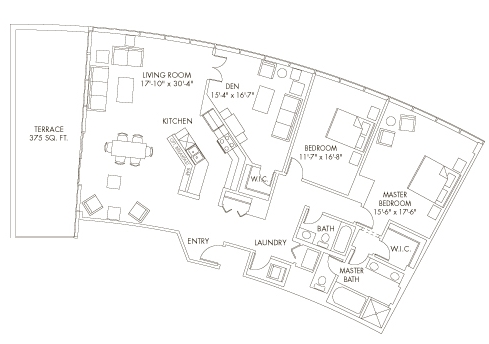 2BR/2BA - Grand Bend at Green Bay
