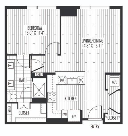 A1 Floor Plan - The Residences at La Colombe d'Or