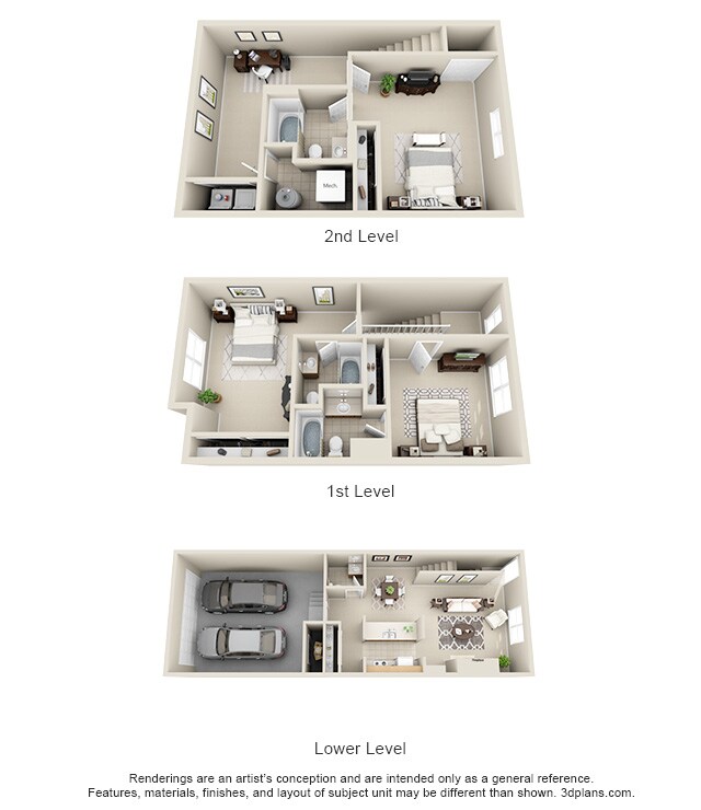 Floorplan - East Rainbow Townhomes