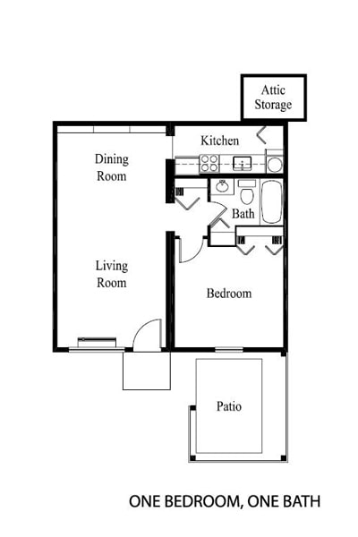 1BR/1BA - Marabou Mills