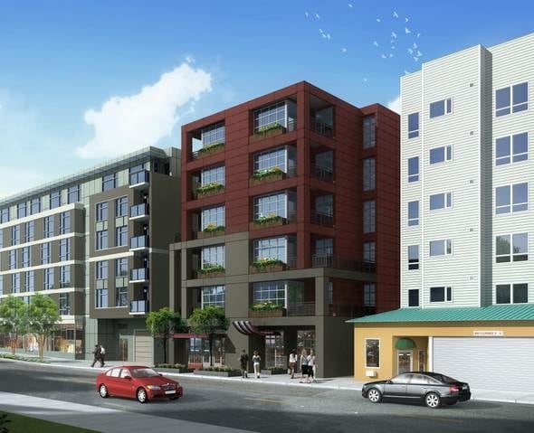 Bellevue Terrace Rendering - Bellevue Terrace Apartments