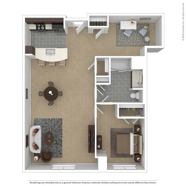 Floorplan - Curtain Lofts  1371