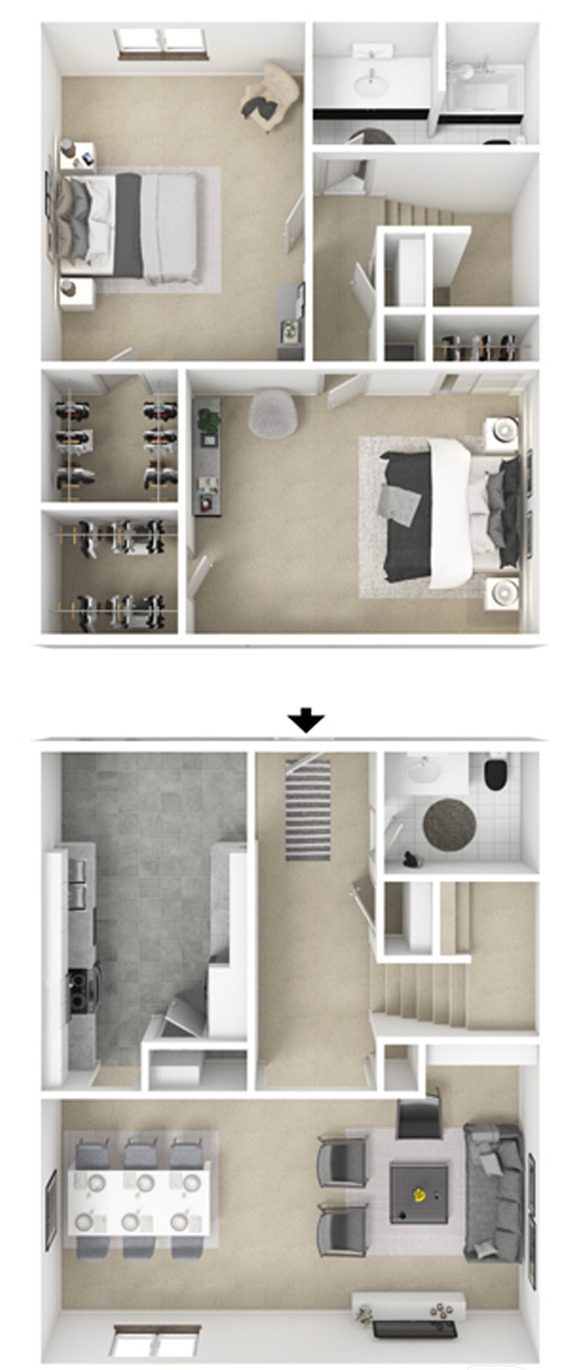 Floorplan - Sunset Grove Apartments