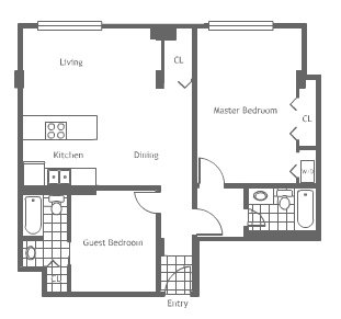 2BR/2BA - The Metropolitan Condos