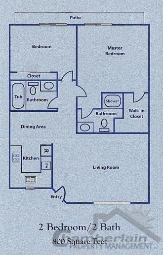 2BR/2BA - Acacia Park Apartments