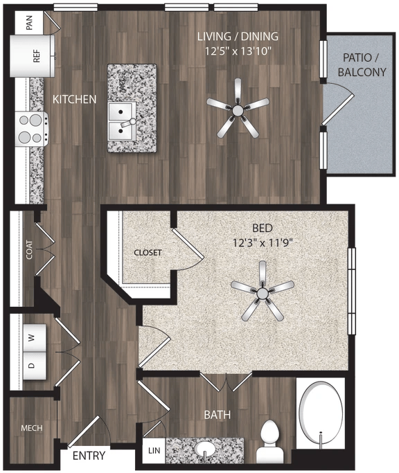 Floorplan - Oaks 55