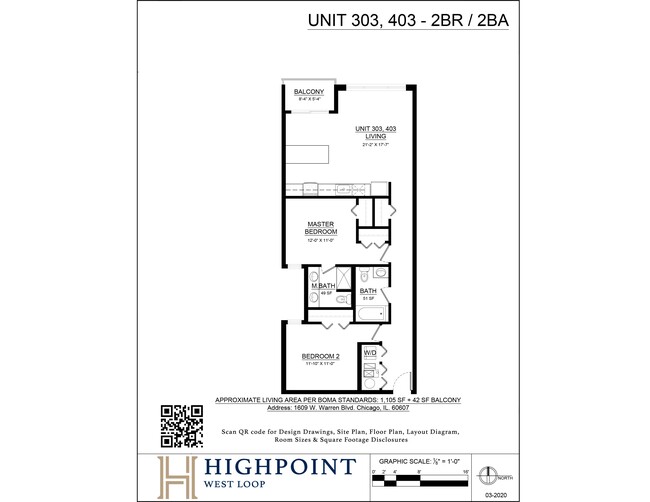 Floorplan - HIGHPOINT West Loop