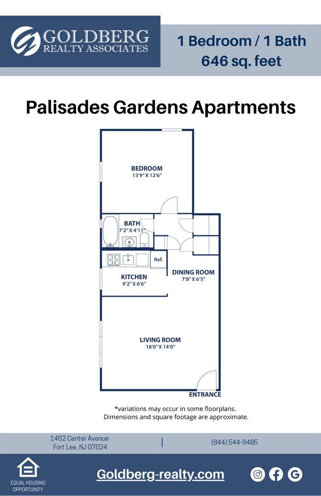 Floorplan - Palisade Gardens Apartments