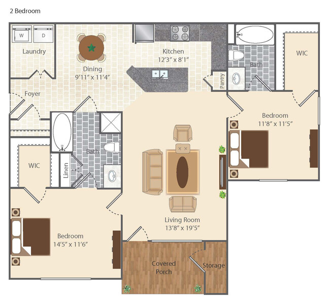 Floorplan - The Heights at McArthur Park