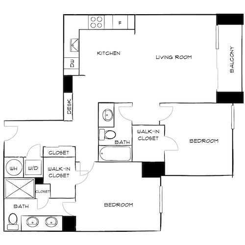 Floorplan - The District at Flagler Village