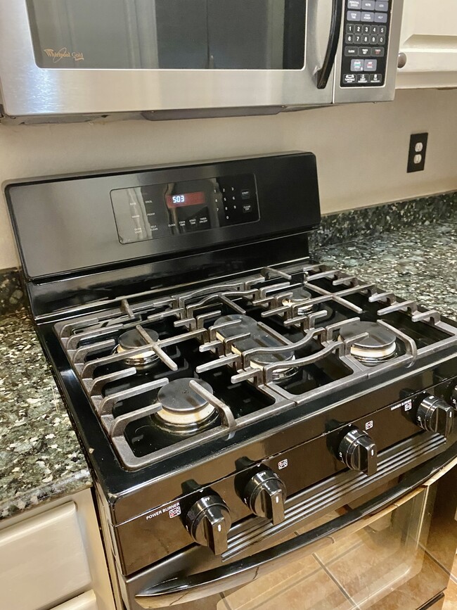 Gas stove - 12906 Legend Field Dr