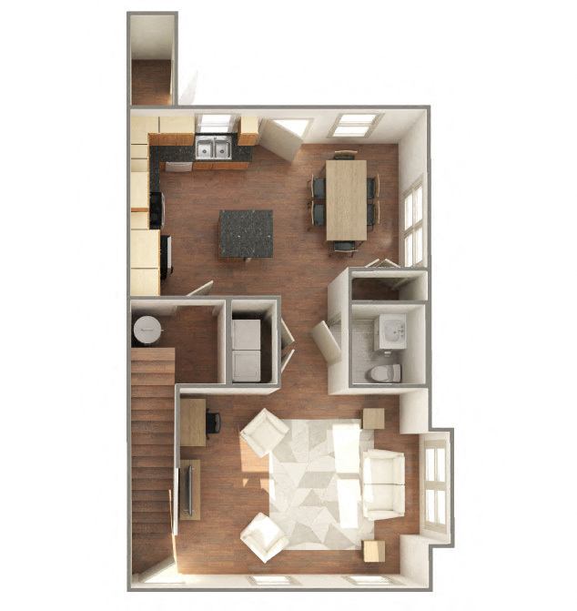 Floorplan - The Lofts at Southside Apartments