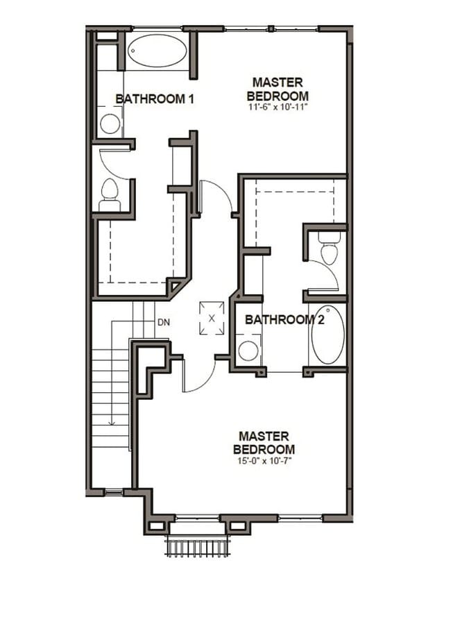 Floorplan - Luxury Townhomes at Park Tower