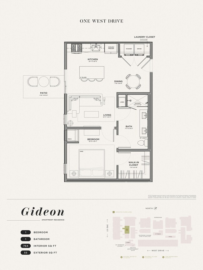 Floorplan - One West Drive