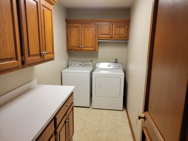 Nice folding area and lots of storage in utility room - 921 Blue Ridge Dr
