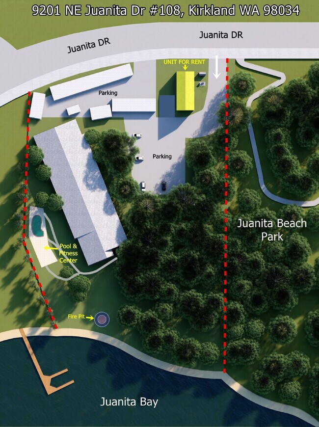 Building Photo - "Charming 1-Bed Waterfront Retreat with Scenic Lake Views & Pool in Kirkland!"