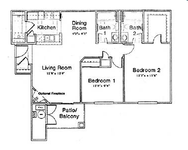 2BR/2BA - Echo Ridge at North Hills