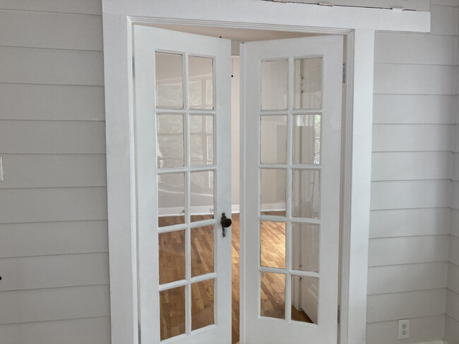 French doors between bedrooms. - 266 Post Ave